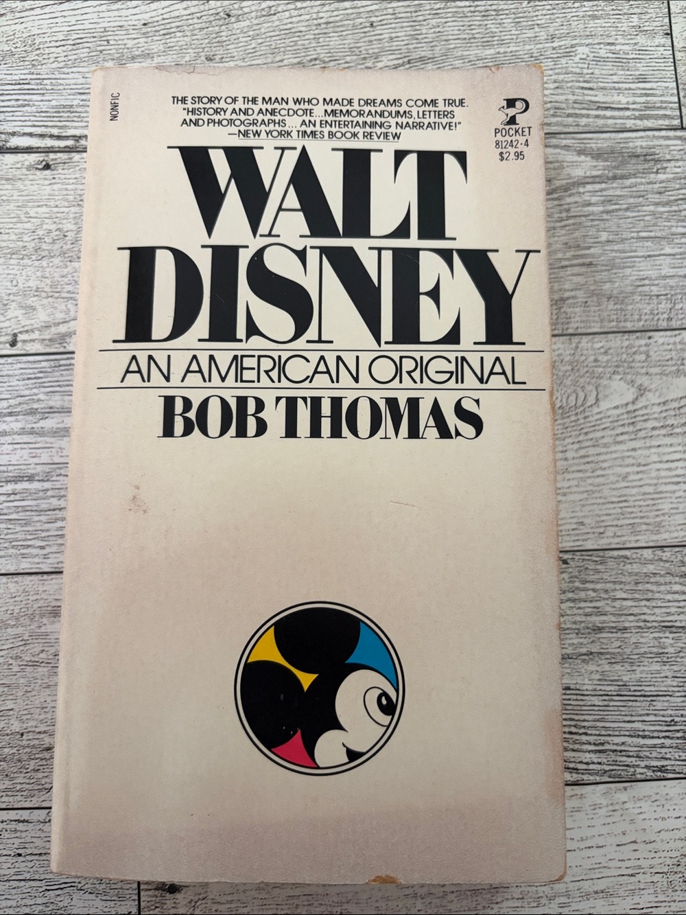 Walt Disney ~ AN AMERICAN ORIGINAL ~ Bob Thomas First Edition 1980